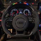 Option affichage LED intégrée au sommet de la couronne en carbone, modèle Audi A3 8V