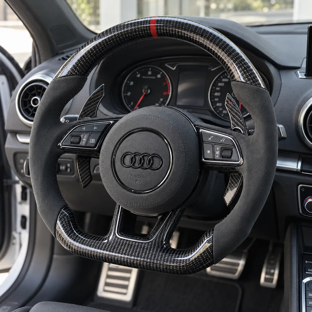 Option palettes de changement de vitesse fixées derrière les branches, Audi A3 8V