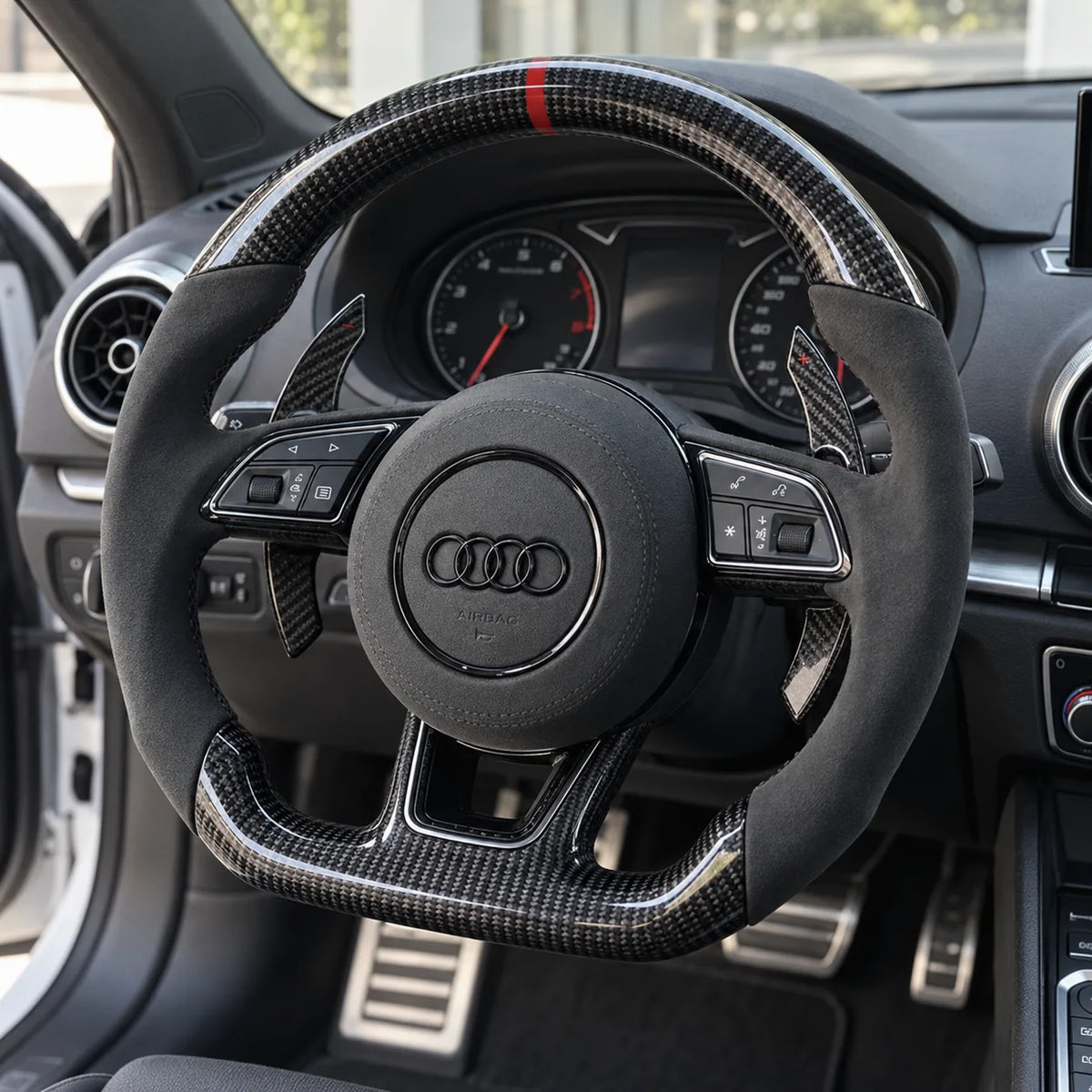 Option palettes de changement de vitesse fixées derrière les branches, Audi A3 8V