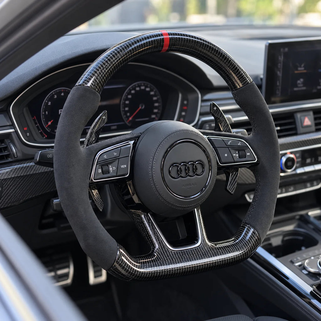 Option palettes de changement de vitesse fixées derrière les branches, modèle Audi A4 B9