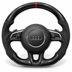 Forme d'origine du volant, comme le volant de série : haut rond, bas légèrement aplati, Audi TT 8J, R8 et RS3 8P