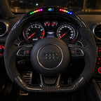 Option affichage LED intégrée au sommet de la couronne en carbone, modèle Audi TT 8J