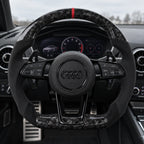 Option carbone forgé : aspect marbré à la place du tissage régulier, Audi TT 8S