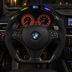 Option affichage LED intégrée au sommet de la couronne en carbone, BMW E46