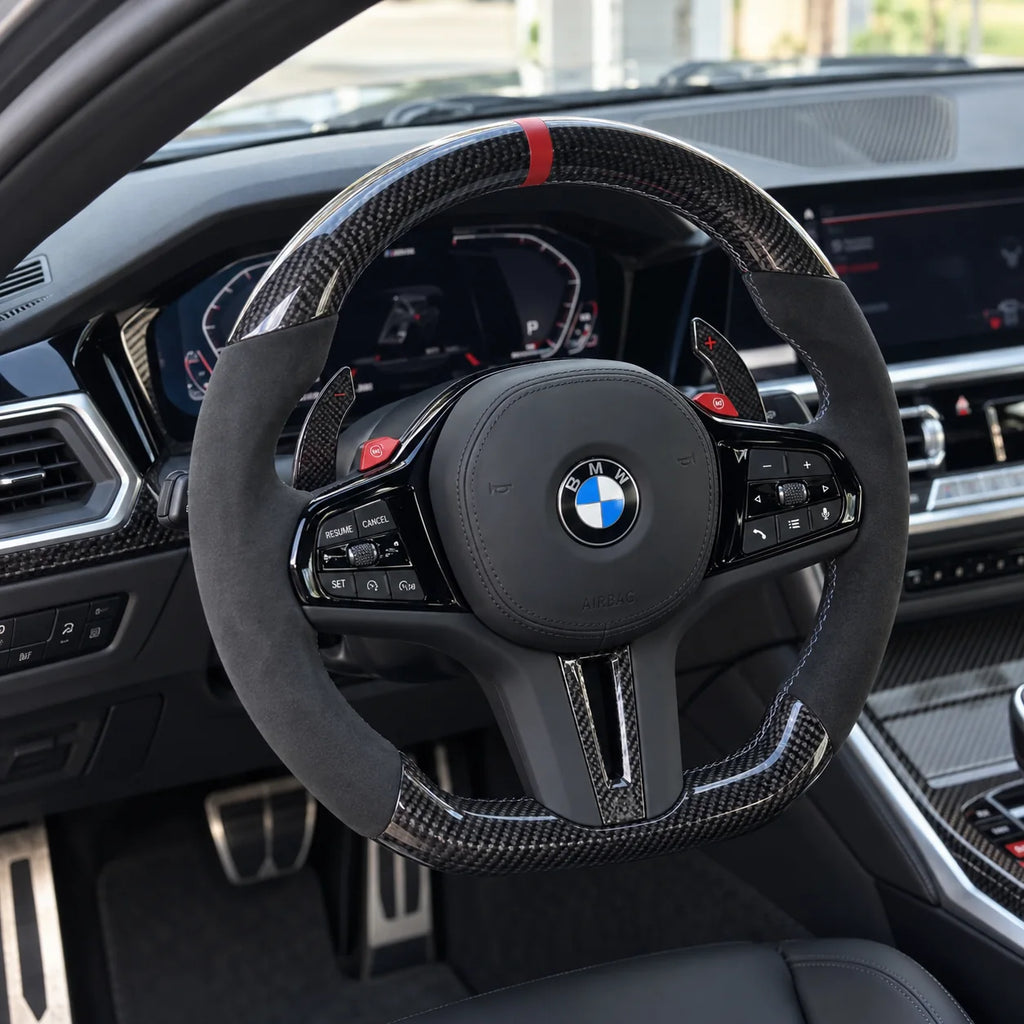 Option palettes de changement de vitesse fixées derrière les branches, BMW M3 G80
