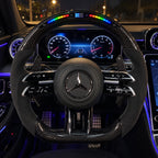 Option affichage LED intégrée au sommet de la couronne en carbone, modèle Mercedes W206