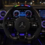 Option affichage LED intégrée au sommet de la couronne en carbone, Mercedes W177